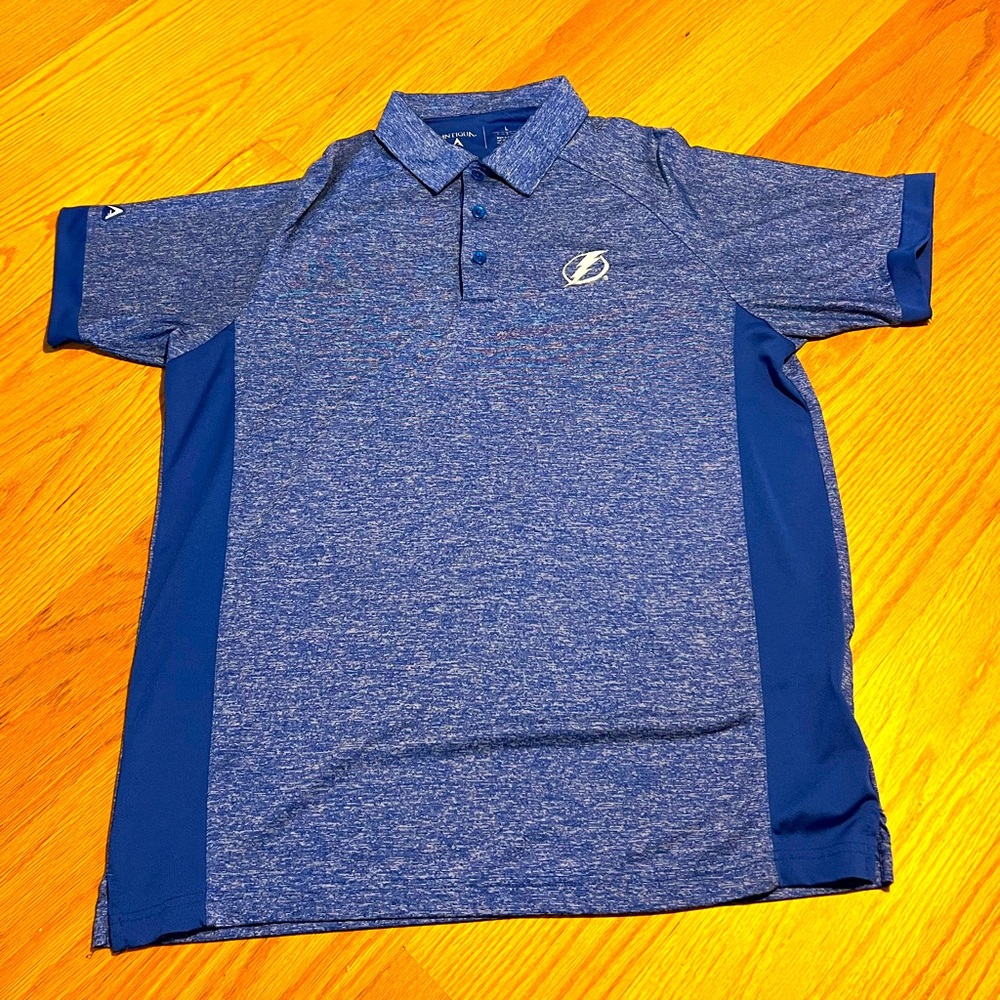 Tampa Bay Lightning Men’s Polo - Antigua
Size: Large